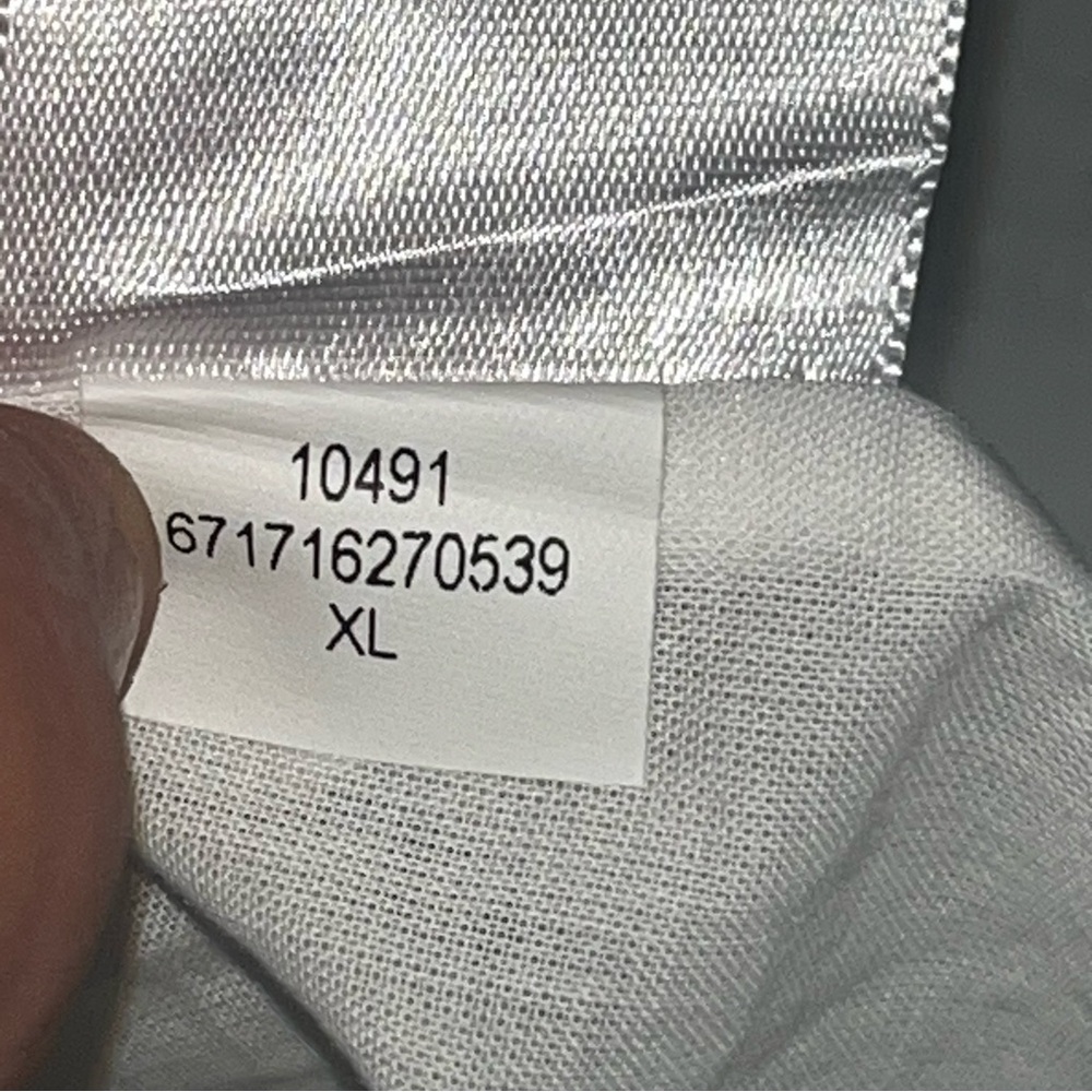 AYR Navy and White Palm-Print Maxi Dress - Picture 11 of 12